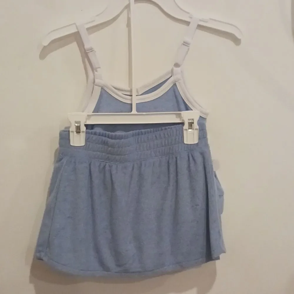 90 Degrees By Reflex Girls 2 Piece Towel Terry Sunkiss Cami & Skort